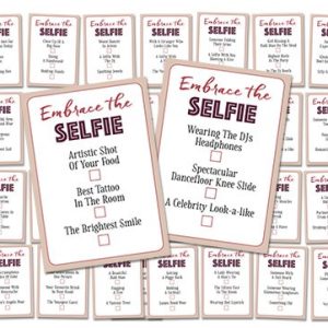 Selfie Challenge Cards