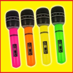 Inflatable Microphones (Pack of 4)