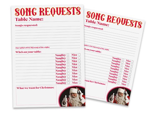 Christmas Request Forms (Pack of 25)