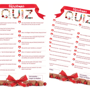 Christmas Quiz - Set A (Pack of 100)